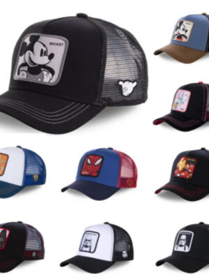 New Brand All Styles Anime Star Wars Mickey Snapback Cotton Baseball Cap Men Women Hip Hop Dad Mesh Trucker Hat Dropshipping
